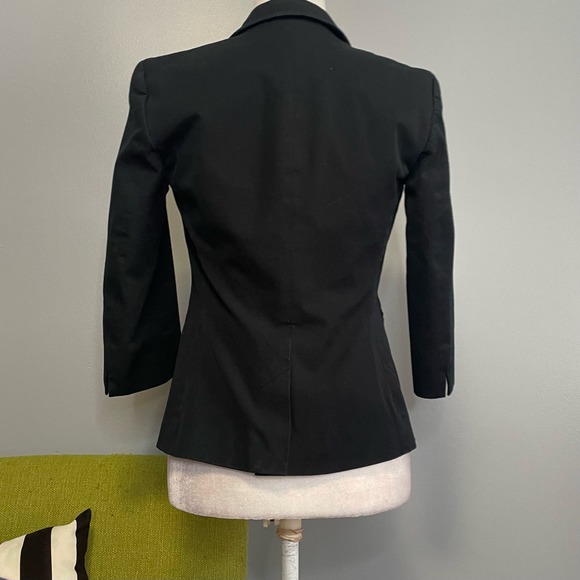 Ralph Lauren Black 3/4 Sleeve Tailored Blazer Jacket 4 - Picture 5 of 5